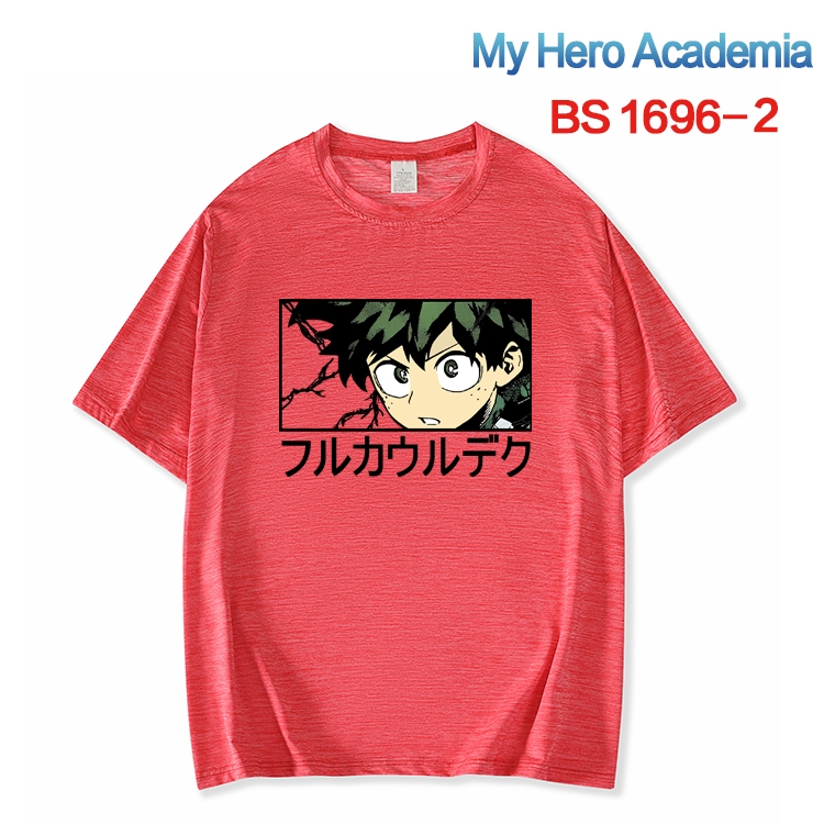 My Hero Academia New ice silk cotton loose and comfortable T-shirt from XS to 5XL BS-1696-2