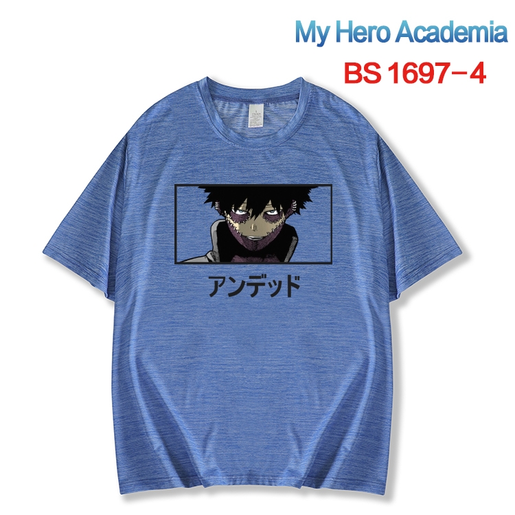 My Hero Academia New ice silk cotton loose and comfortable T-shirt from XS to 5XL BS-1697-4