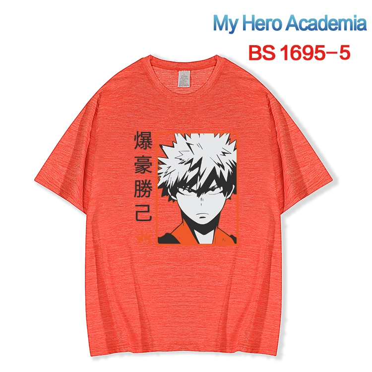 My Hero Academia New ice silk cotton loose and comfortable T-shirt from XS to 5XL BS-1695-5