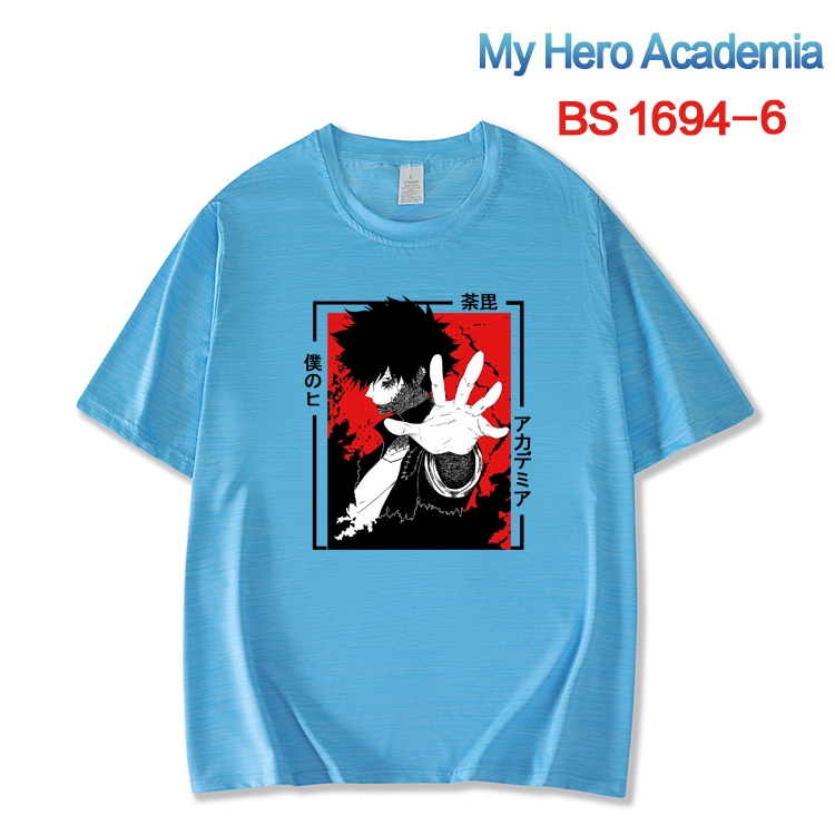 My Hero Academia New ice silk cotton loose and comfortable T-shirt from XS to 5XL BS-1694-6