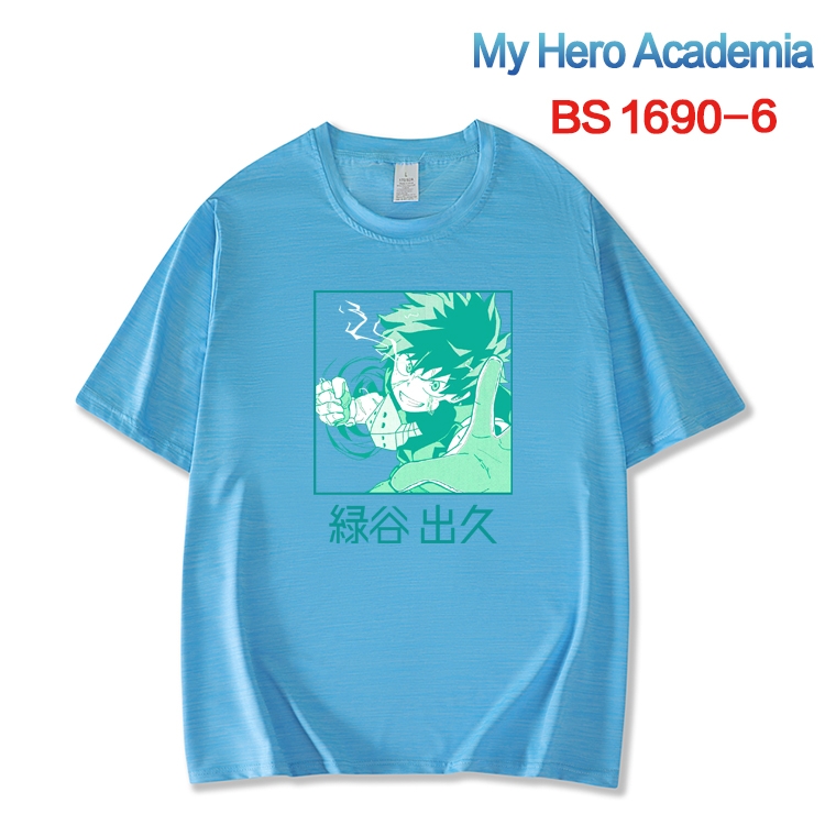 My Hero Academia New ice silk cotton loose and comfortable T-shirt from XS to 5XL BS-1690-6