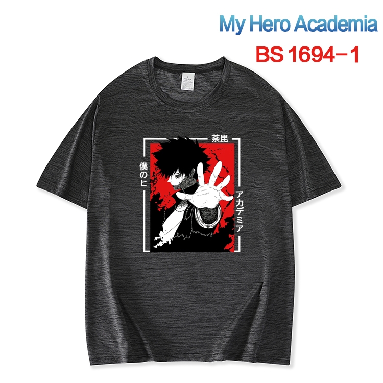 My Hero Academia New ice silk cotton loose and comfortable T-shirt from XS to 5XL BS-1694-1