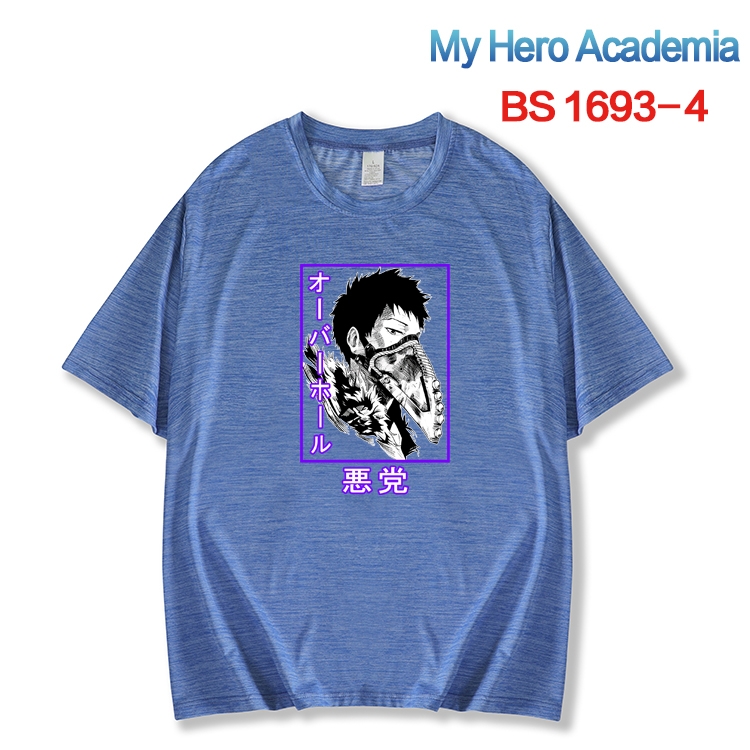 My Hero Academia New ice silk cotton loose and comfortable T-shirt from XS to 5XL BS-1693-4