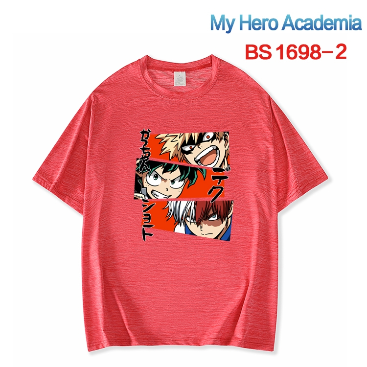 My Hero Academia New ice silk cotton loose and comfortable T-shirt from XS to 5XL BS-1698-2
