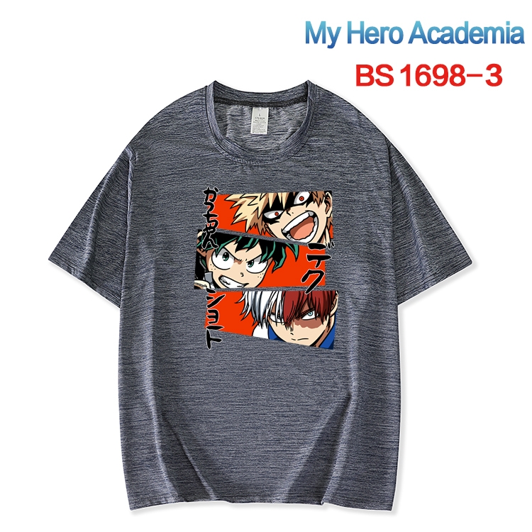 My Hero Academia New ice silk cotton loose and comfortable T-shirt from XS to 5XL  BS-1698-3