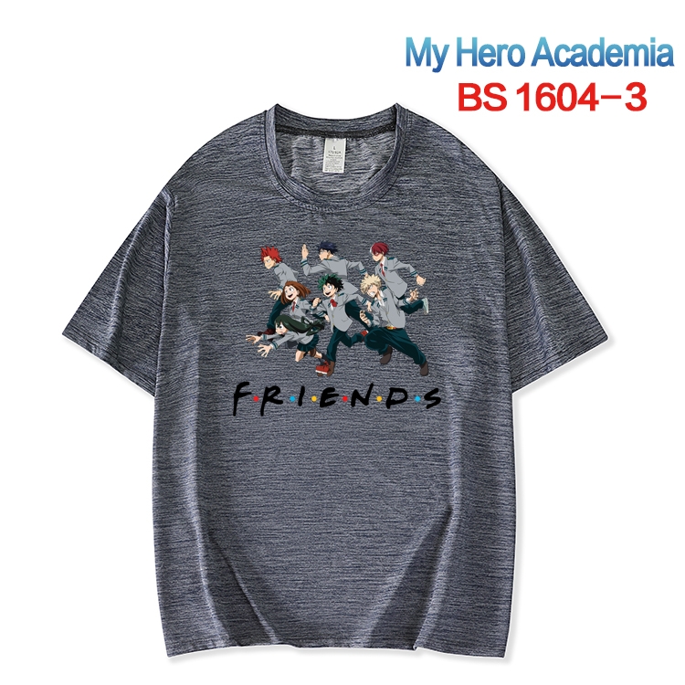 My Hero Academia New ice silk cotton loose and comfortable T-shirt from XS to 5XL  BS-1604-3
