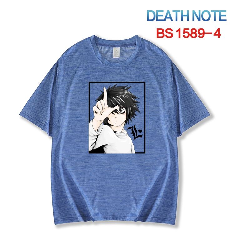 Death note New ice silk cotton loose and comfortable T-shirt from XS to 5XL BS-1589-4