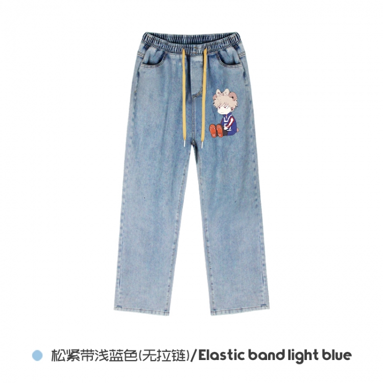 My Hero Academia Elasticated No-Zip Denim Trousers from M to 3XL  NZCK02-12