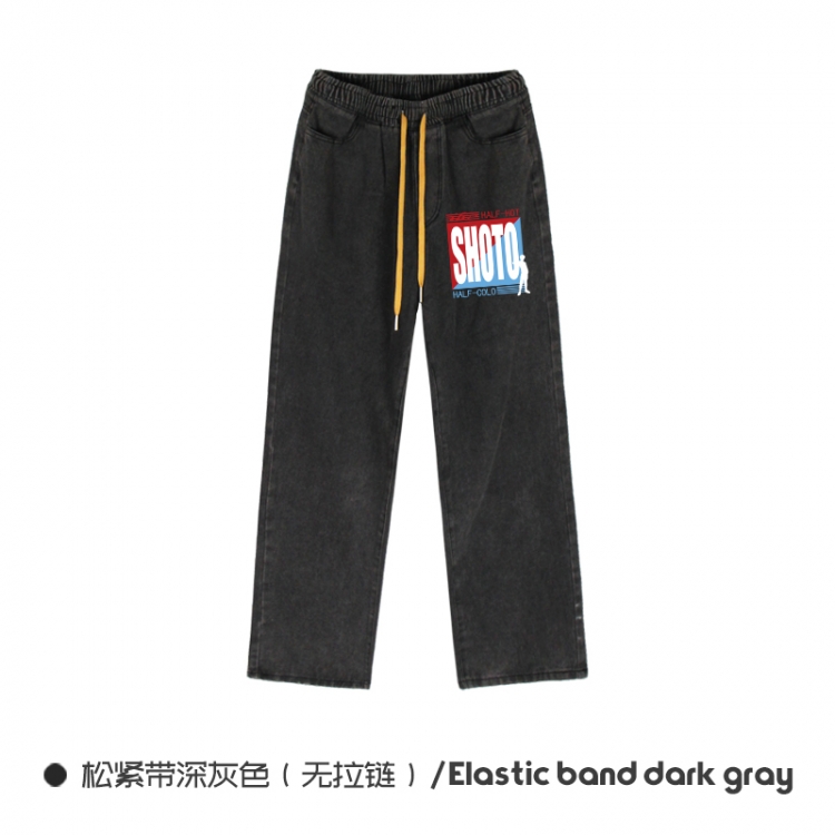 My Hero Academia Elasticated No-Zip Denim Trousers from M to 3XL NZCK01-13