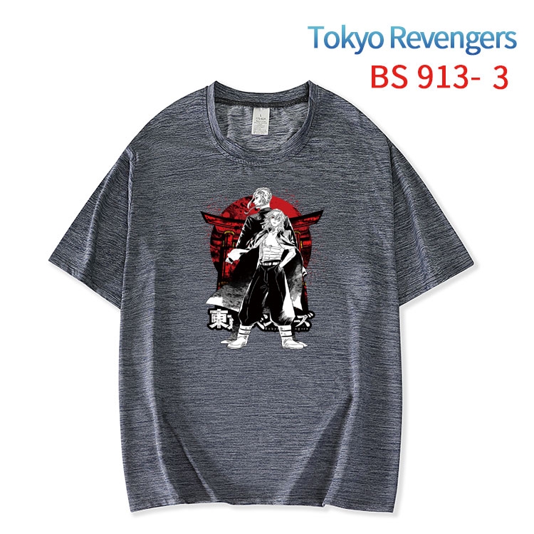 Tokyo Revengers New ice silk cotton loose and comfortable T-shirt from XS to 5XL  BS-913-3