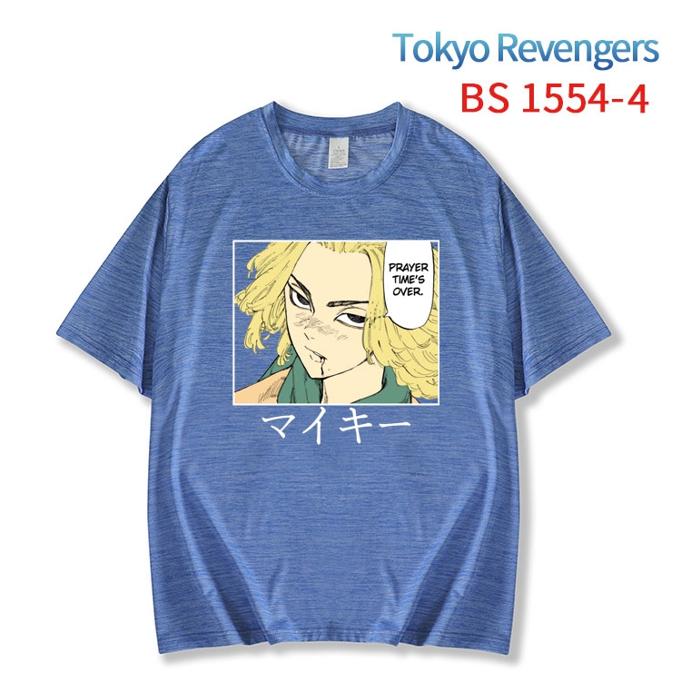 Tokyo Revengers New ice silk cotton loose and comfortable T-shirt from XS to 5XL   BS-1554-4