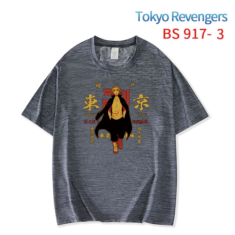 Tokyo Revengers New ice silk cotton loose and comfortable T-shirt from XS to 5XL  BS-917-3