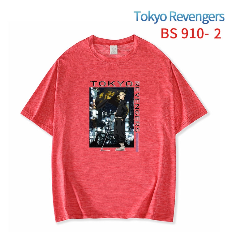 Tokyo Revengers New ice silk cotton loose and comfortable T-shirt from XS to 5XL  BS-910-2