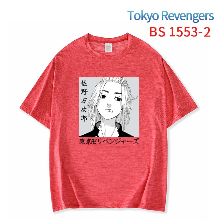 Tokyo Revengers New ice silk cotton loose and comfortable T-shirt from XS to 5XL  BS-1553-2