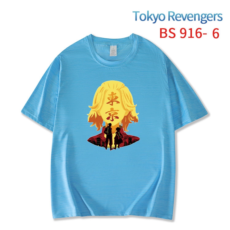 Tokyo Revengers New ice silk cotton loose and comfortable T-shirt from XS to 5XL  BS-916-6