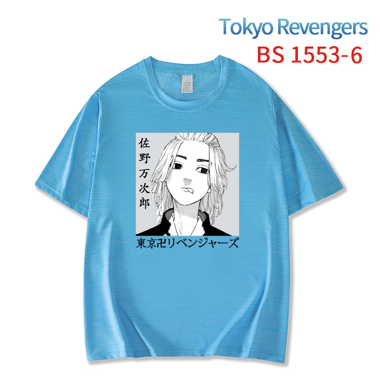 Tokyo Revengers New ice silk cotton loose and comfortable T-shirt from XS to 5XL  BS-1553-6