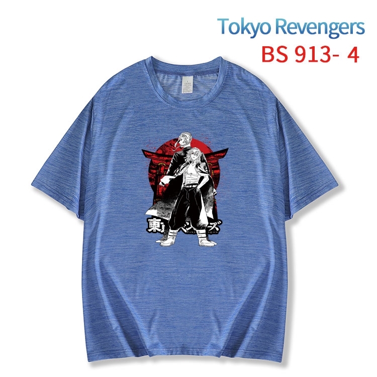 Tokyo Revengers New ice silk cotton loose and comfortable T-shirt from XS to 5XL  BS-913-4