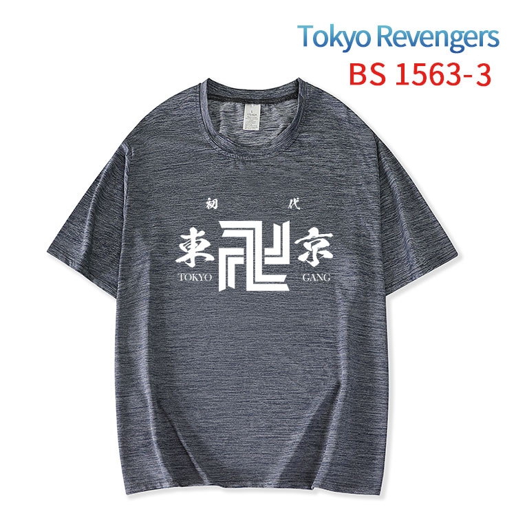 Tokyo Revengers New ice silk cotton loose and comfortable T-shirt from XS to 5XL   BS-1563-3