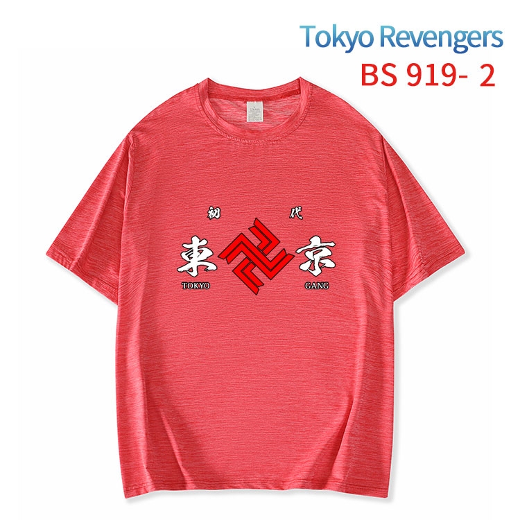 Tokyo Revengers New ice silk cotton loose and comfortable T-shirt from XS to 5XL   BS-919-2