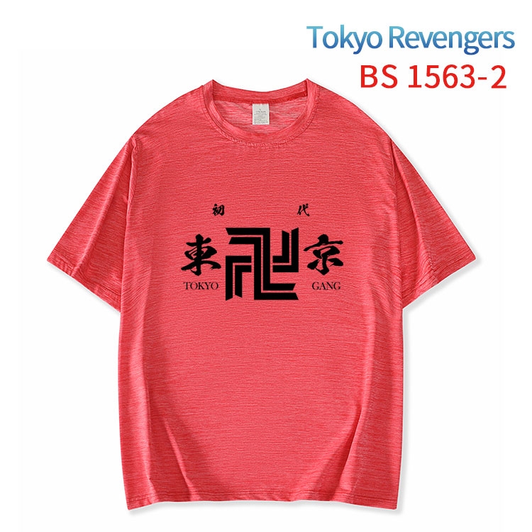 Tokyo Revengers New ice silk cotton loose and comfortable T-shirt from XS to 5XL   BS-1563-2