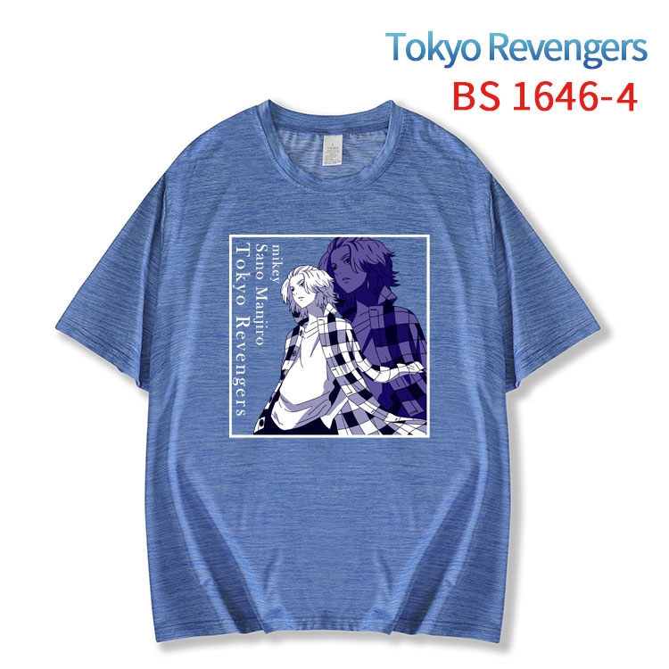 Tokyo Revengers New ice silk cotton loose and comfortable T-shirt from XS to 5XL   BS-1646-4