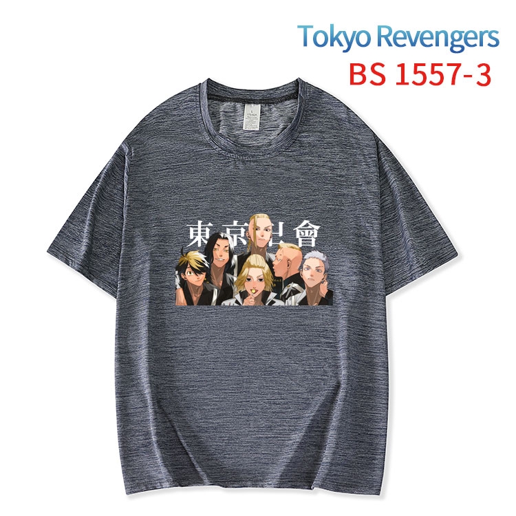 Tokyo Revengers New ice silk cotton loose and comfortable T-shirt from XS to 5XL   BS-1557-3