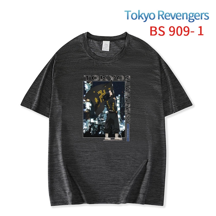 Tokyo Revengers New ice silk cotton loose and comfortable T-shirt from XS to 5XL   BS-909-1