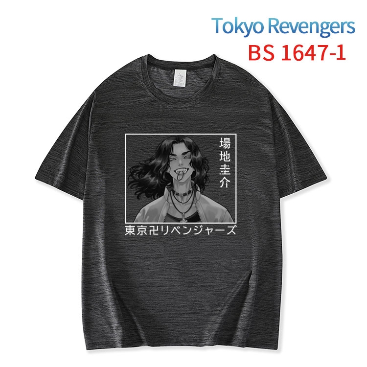 Tokyo Revengers New ice silk cotton loose and comfortable T-shirt from XS to 5XL  BS-1647-1