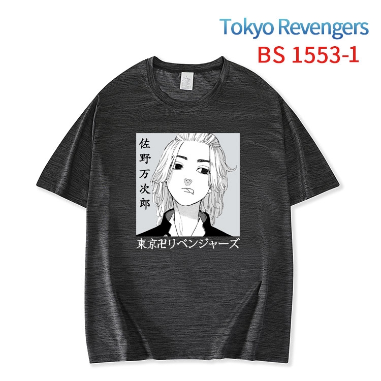 Tokyo Revengers New ice silk cotton loose and comfortable T-shirt from XS to 5XL  BS-1553-1