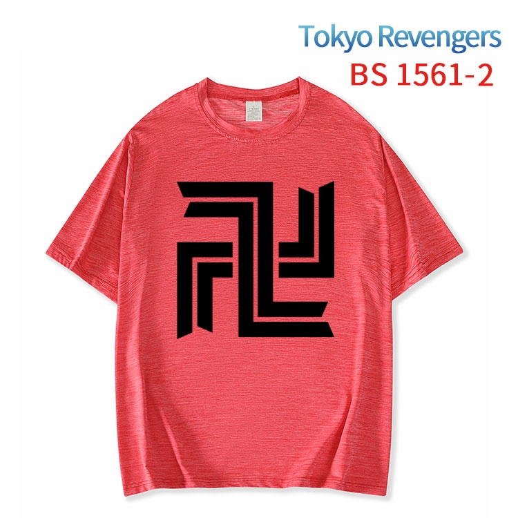 Tokyo Revengers New ice silk cotton loose and comfortable T-shirt from XS to 5XL   BS-1561-2