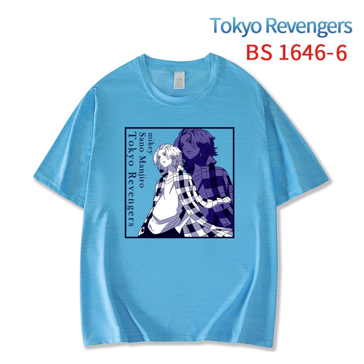 Tokyo Revengers New ice silk cotton loose and comfortable T-shirt from XS to 5XL   BS-1646-6