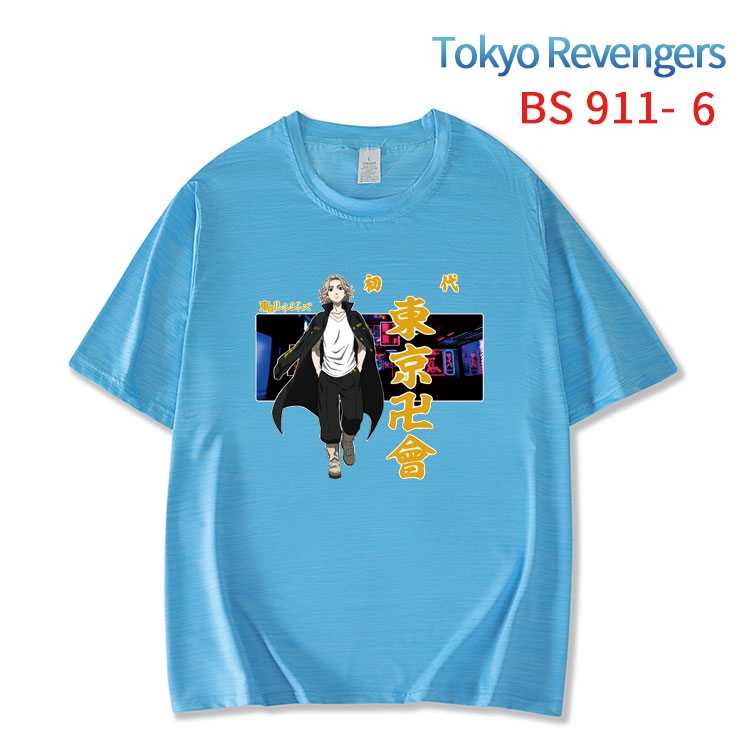 Tokyo Revengers New ice silk cotton loose and comfortable T-shirt from XS to 5XL BS-911-6