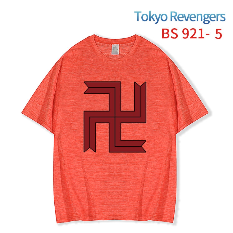 Tokyo Revengers New ice silk cotton loose and comfortable T-shirt from XS to 5XL BS-921-5