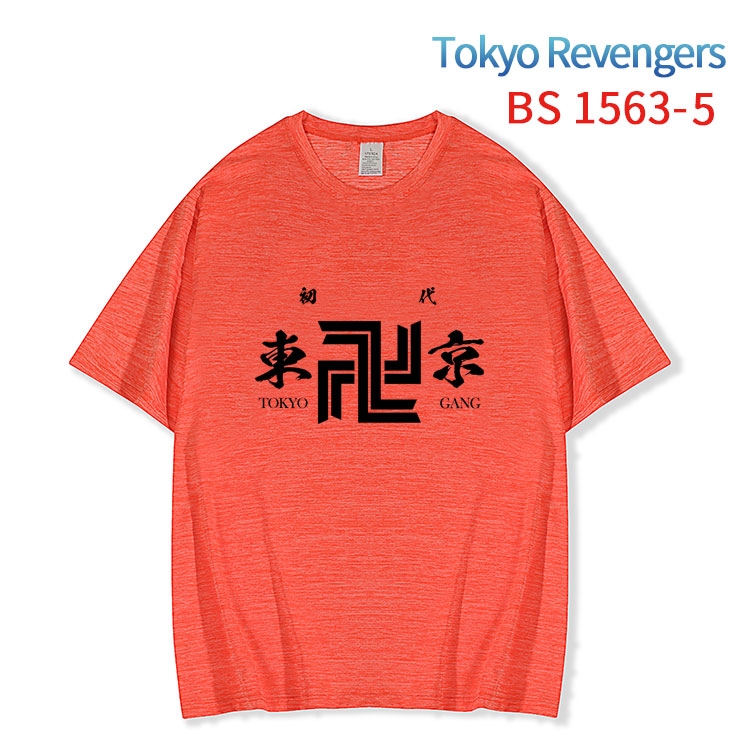 Tokyo Revengers New ice silk cotton loose and comfortable T-shirt from XS to 5XL BS-1563-5