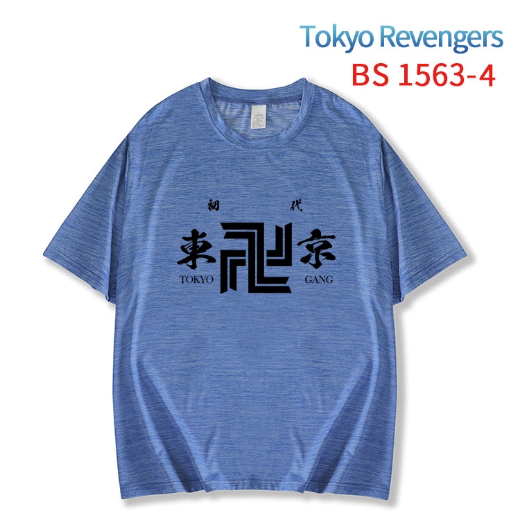 Tokyo Revengers New ice silk cotton loose and comfortable T-shirt from XS to 5XL  BS-1563-4