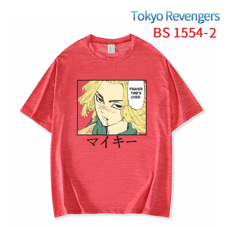 Tokyo Revengers New ice silk cotton loose and comfortable T-shirt from XS to 5XL  BS-1554-2