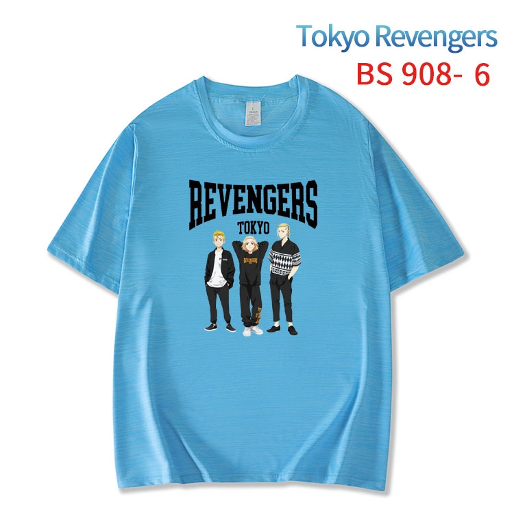 Tokyo Revengers New ice silk cotton loose and comfortable T-shirt from XS to 5XL  BS-908-6