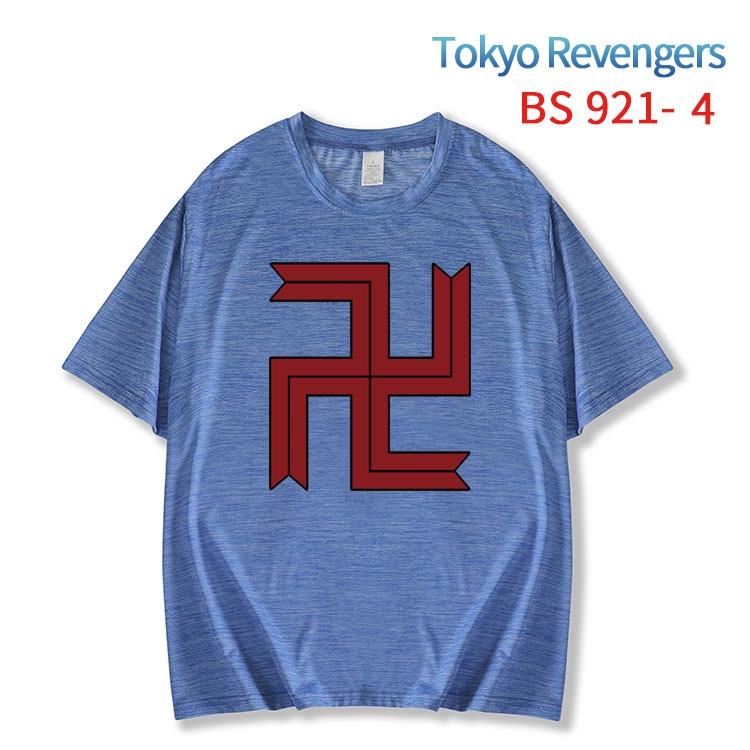 Tokyo Revengers New ice silk cotton loose and comfortable T-shirt from XS to 5XL   BS-921-4