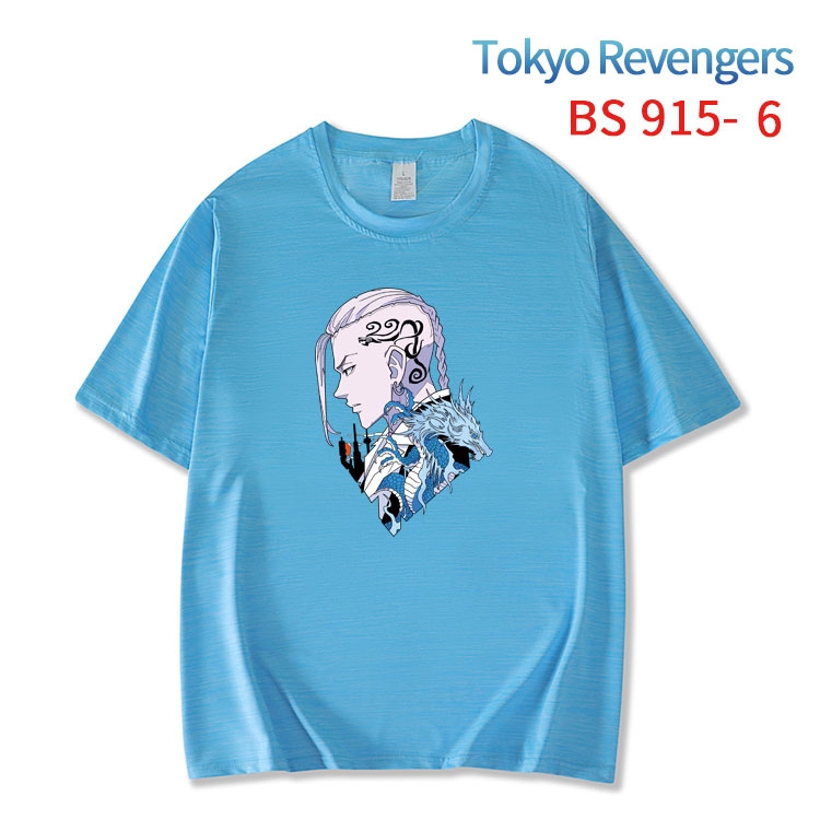 Tokyo Revengers New ice silk cotton loose and comfortable T-shirt from XS to 5XL  BS-915-6