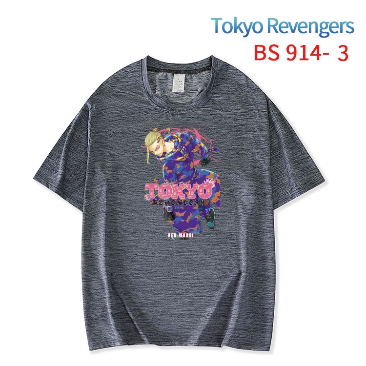 Tokyo Revengers New ice silk cotton loose and comfortable T-shirt from XS to 5XL  BS-914-3