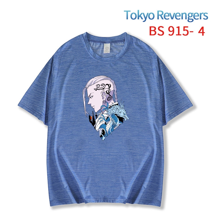 Tokyo Revengers New ice silk cotton loose and comfortable T-shirt from XS to 5XL   BS-915-4