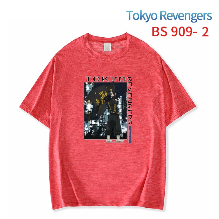 Tokyo Revengers New ice silk cotton loose and comfortable T-shirt from XS to 5XL   BS-909-2