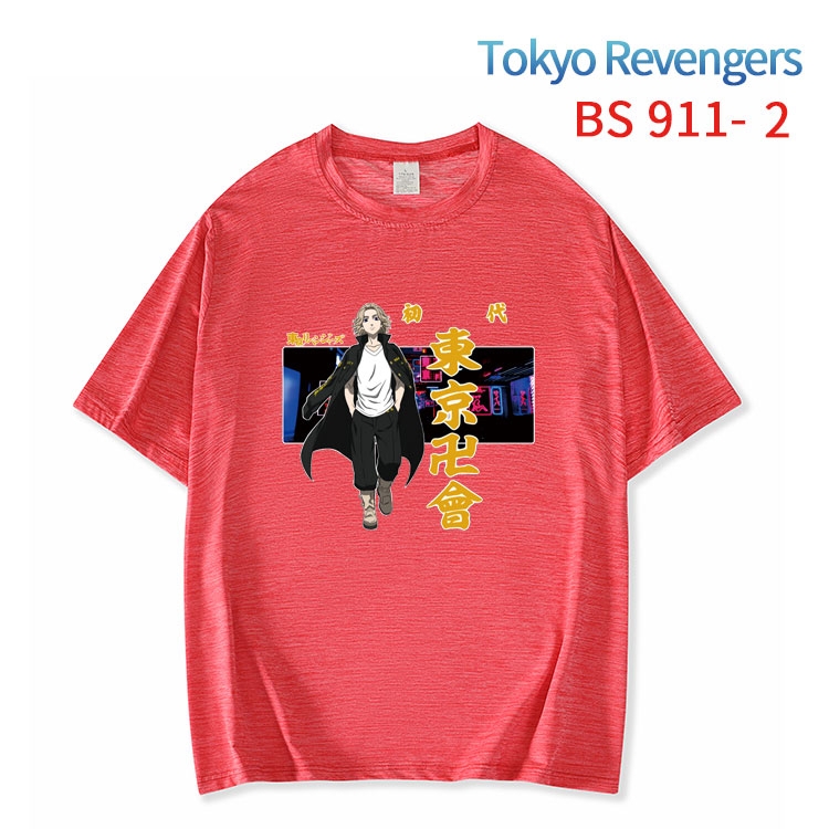 Tokyo Revengers New ice silk cotton loose and comfortable T-shirt from XS to 5XL  BS-911-2