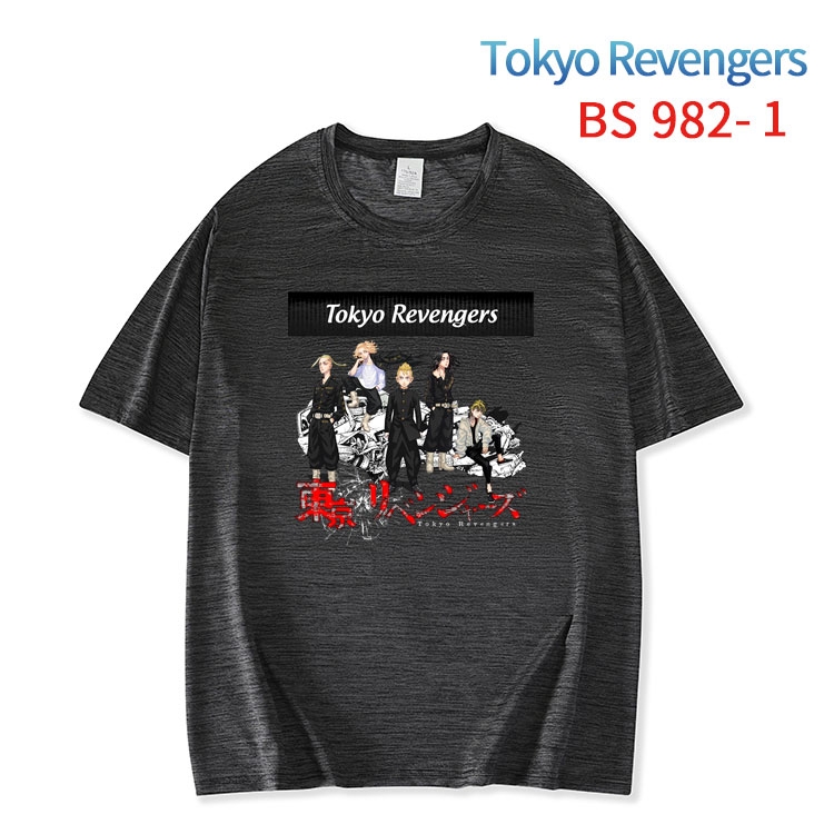 Tokyo Revengers New ice silk cotton loose and comfortable T-shirt from XS to 5XL BS-982-1