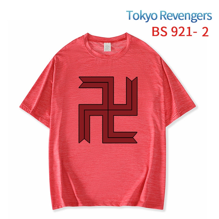 Tokyo Revengers New ice silk cotton loose and comfortable T-shirt from XS to 5XL  BS-921-2