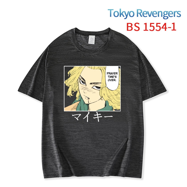 Tokyo Revengers New ice silk cotton loose and comfortable T-shirt from XS to 5XL  BS-1554-1