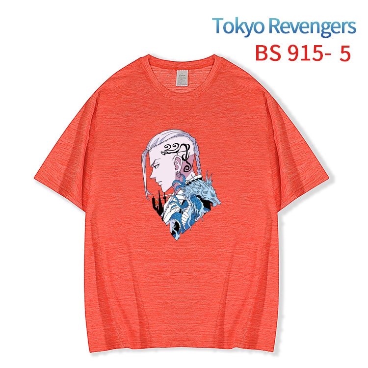 Tokyo Revengers New ice silk cotton loose and comfortable T-shirt from XS to 5XL  BS-915-5