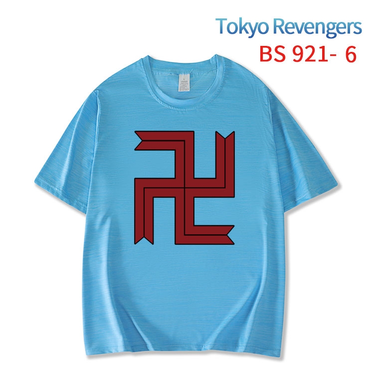 Tokyo Revengers New ice silk cotton loose and comfortable T-shirt from XS to 5XL  BS-921-6