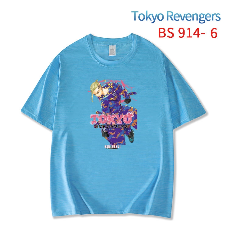 Tokyo Revengers New ice silk cotton loose and comfortable T-shirt from XS to 5XL   BS-914-6