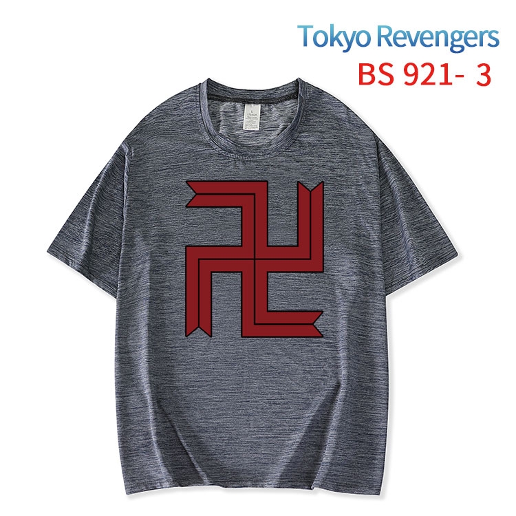 Tokyo Revengers New ice silk cotton loose and comfortable T-shirt from XS to 5XL  BS-921-3